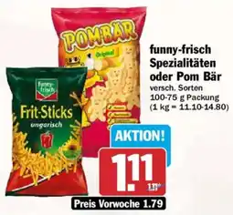 AEZ funny-frisch Spezialitäten oder Pom Bär Angebot
