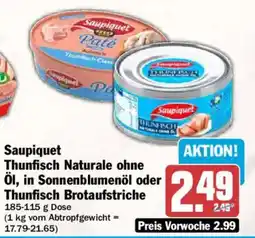 AEZ Saupiquet Thunfisch Naturale ohne Öl Angebot