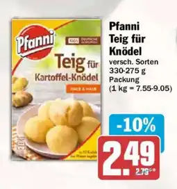AEZ Pfanni Teig für Knödel Angebot