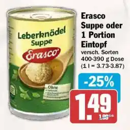 AEZ Erasco Leberknödel Suppe Angebot