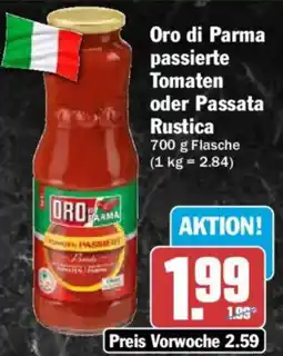 AEZ Oro di Parma passierte Tomaten oder Passata Rustica Angebot