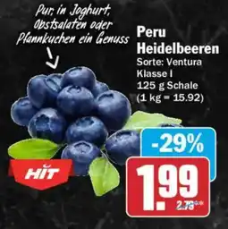 AEZ Peru Heidelbeeren Angebot