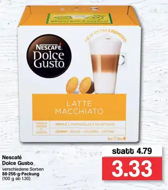 Famila Nord West Nescafé Dolce Gusto 88-256g Angebot