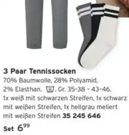 Tchibo 3 Paar Tennissocken Angebot