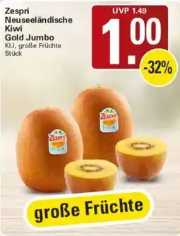 WEZ Zespri Neuseeländische Kiwi Gold Jumbo Angebot
