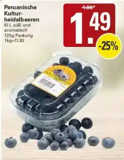 WEZ Peruanische Kultur-heidelbeeren Angebot