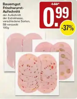 WEZ Bauerngut Frischwurst-Aufschnitt Angebot
