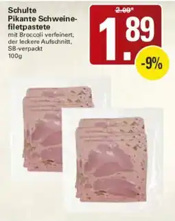 WEZ Schulte Pikante Schweine-filetpastete Angebot