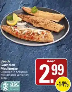 WEZ Beeck Garnelen Mediterran Angebot