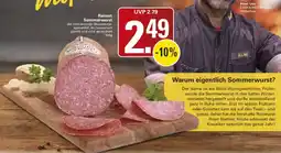 WEZ Reinert Sommerwurst Angebot