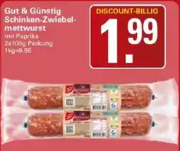 WEZ Schinken-Zwiebel-mettwurst Angebot