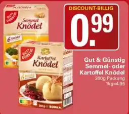 WEZ Gut & Günstig Semmel- oder Kartoffel Knödel Angebot