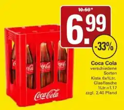 WEZ Coca Cola Angebot