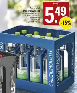 WEZ Forstetal Mineralwasser Angebot