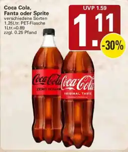 WEZ Coca Cola Angebot