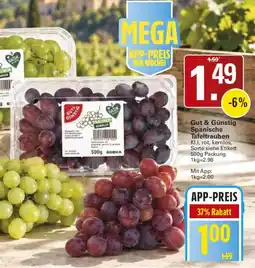 WEZ Gut & Günstig Spanische Tafeltrauben Angebot