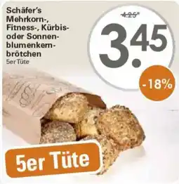 WEZ Schäfer's Mehrkorn-, Fitness-, Kürbis- oder Sonnenblumenkernbrötchen Angebot