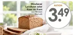 WEZ Mindener Landbrot oder Korn an Korn Angebot