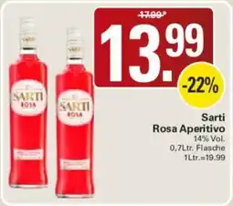 WEZ Sarti Rosa Aperitivo Angebot