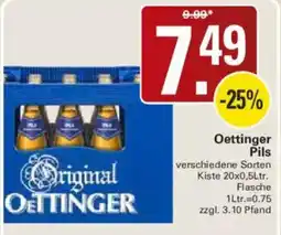 WEZ Original Oettinger Pils Angebot