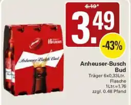 WEZ Anheuser-Busch Bud Angebot
