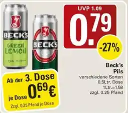 WEZ Beck's Pils Angebot