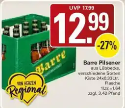 WEZ Barre Pilsener Angebot