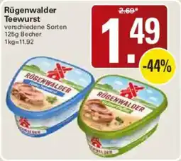 WEZ Rügenwalder Teewurst Angebot