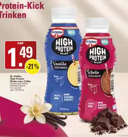 WEZ Dr. Oetker High Protein Shake Angebot