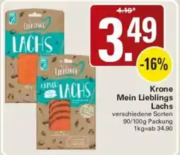 WEZ Krone Mein Lieblings Lachs Angebot