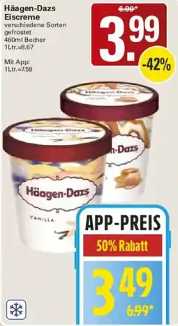 WEZ Häagen-Dazs Eiscreme Angebot