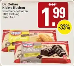 WEZ Dr. Oetker Kleine Kuchen Angebot