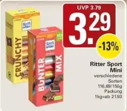 WEZ Ritter Sport Mini Angebot