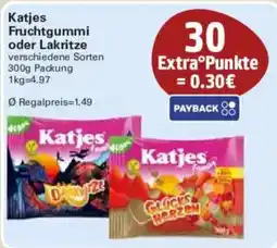 WEZ Katjes Fruchtgummi oder Lakritze Angebot