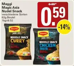 WEZ Maggi Magic Asia Nudel Snack Angebot