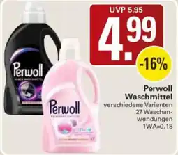 WEZ Perwoll Waschmittel Angebot