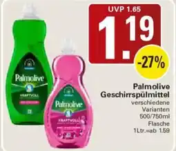 WEZ Palmolive Geschirrspülmittel Angebot