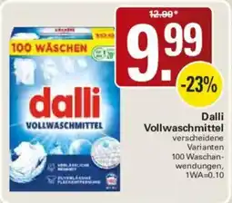 WEZ Dalli Vollwaschmittel Angebot