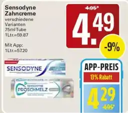 WEZ Sensodyne Zahncreme Angebot