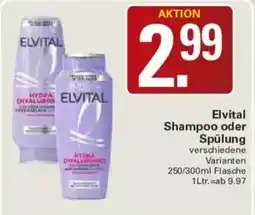 WEZ Elvital Shampoo oder Spülung Angebot