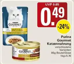 WEZ Purina Gourmet Katzennahrung Angebot
