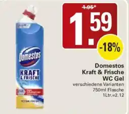 WEZ Domestos Kraft & Frische WC Gel Angebot