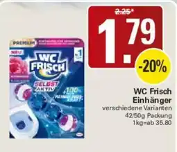 WEZ WC Frisch Einhänger Angebot