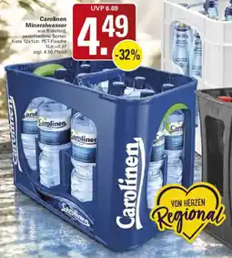 WEZ Carolinien Mineralwasser Angebot
