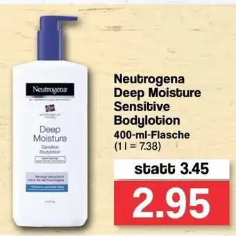 Famila Nord West Neutrogena Deep Moisture Sensitive Bodylotion 400ml Angebot