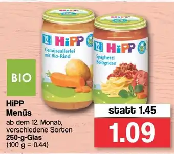 Famila Nord West Hipp Menüs 250g Angebot