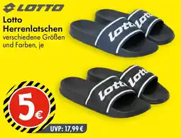 TEDi Lotto Herrenlatschen Angebot