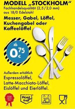 TEDi Messer, Gabel, Löffel, Kuchengabel oder Kaffeelöffel Angebot