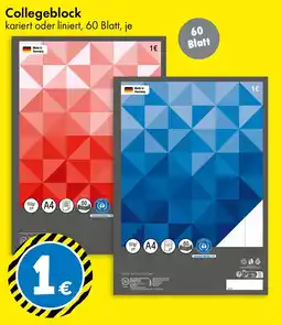 TEDi Collegeblock Angebot