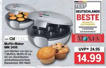 Famila Nord West Clatronic Muffin Maker MM 3496 Angebot